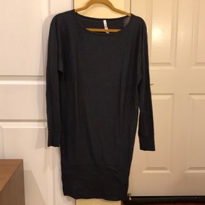 Pure and Simple banded Dolan sleeve knit dress